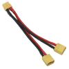 VyTRdW XT60 Parallel Connector Dual Extension Splitter Wire 1pc Compatible with Similar Connectors and Accessories(1 Male to 2 Female) view 4
