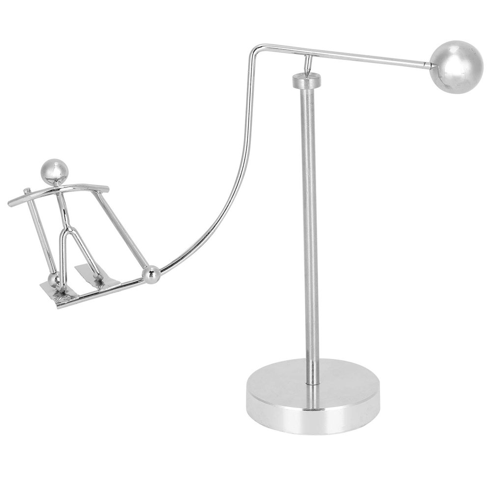 ariarly Creative Mini Metal Balance Tumbler Sculpture Fun Art Balance Toy Innovative Shape Balancing Toy Stress Relief for Home Office Desktop Decoration