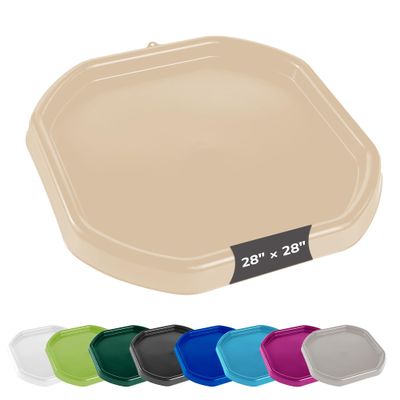 MEKA Small 28"x28" Tuff Tray Sand, Indoor Activity Sensory Tray Children, Outdoor Play Sand and Water Table for Toddlers and Kids, Toy Boys Girls