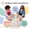 MEKA Small 28"x28" Tuff Tray Sand, Indoor Activity Sensory Tray Children, Outdoor Play Sand and Water Table for Toddlers and Kids, Toy Boys Girls view 3