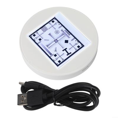Adjustable LED Microscope Bottom Light with High Transparency Glass Plate and Remote Brightness Control, Compatible with LCD Digital and USB Microscopes for Clear Observation(A)
