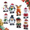 8PCS Christmas Wind Up Toys, 2025 New Christmas Stocking Stuffers Wind Up Toys Christmas Toys, Jumping Walking Toys Funny Toy Party Gifts for Christmas Party Favors Goody Bag Filler (Multicolor) view 1