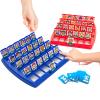 Board Game Who is It, Fun Guessing Game, 1 Set, Character Match Challenge, Childrens Strategy Toy, Educational and Skill-Building, Great for Airplane, Car Trips, Home, Party, Holiday view 3