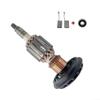Floweringbeter Anchor Rotor Frame With Carbon Brushes For GBH11DE For 1614011072 Compatible With For GBH10DE 11223EVS Tool Replacements view 3