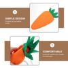 HEANUJJ Lightweight Small Carrot Purse Strap for Easter Cosplay Decoration and Photo Props Practical Carrot Storage Bag view 4