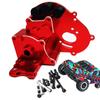 Aluminum Transmission Case Gearbox Upgrade Parts Fit for 1/10 2WD Traxxas Slash/VXL, Stampede/VXL, Rustler/VXL, Bandit/VXL RC Car. Replace of Traxxas #3691/A (Red) view 1