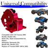 Aluminum Transmission Case Gearbox Upgrade Parts Fit for 1/10 2WD Traxxas Slash/VXL, Stampede/VXL, Rustler/VXL, Bandit/VXL RC Car. Replace of Traxxas #3691/A (Red) view 3