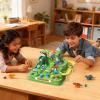 Car Track Toy, Jungle Adventure, Sliding Train Vehicle Ramp, Christmas Adventure Theme Racing Track, Sliding Car Tracks Toy for Kids, Parent-Child Interactive Games, Birthday Gift for Kids - Dinosaur view 2