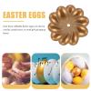 Angoily 10pcs Golden Easter Eggs Fillable Plastic Golden Eggs, 12pack Fillable Shiny Metallic Plastic Easter Empty for Hunt Games Party Favor Fillers view 3