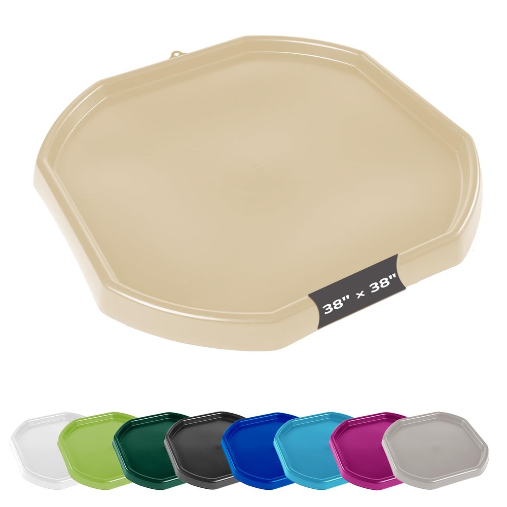MEKA Large 38"x38" Tuff Tray Sand, Indoor Activity Sensory Tray Children, Outdoor Play Sand and Water Tray for Toddlers and Kids, Toy Boys Girls