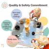 MEKA Large 38"x38" Tuff Tray Sand, Indoor Activity Sensory Tray Children, Outdoor Play Sand and Water Tray for Toddlers and Kids, Toy Boys Girls view 3