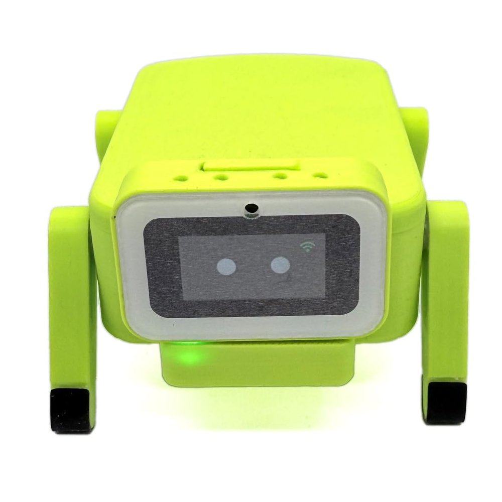Frisland Shao Chea AI Robot Pet,Voice Control Robot Puppy,Man-Machine Mutual Communication and Companionship,3D Printing Products Pets,Shaochea Interlligent Interactive Robot(Green)
