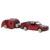1988 3 Series M3 Red Metallic with Traveler Trailer Tow & Go Series 1/64 Diecast Model Car 15368-BMW view 2