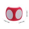 HEANUJJ Jumbo Foam Dice, Dry Erase Writable Blank Cubes Blocks Giant Dice for Educational Math Games and DIY Teaching Prop view 2