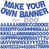116 PCS Glitter DIY Letter Banner Kit Make Your Own Custom Birthday Party Decorations Personalized Banner Paper Letters for Wall Decor Graduation Wedding Anniversary Celebration Supplies (Dark Blue) view 1