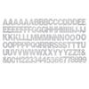 116 PCS Glitter DIY Letter Banner Kit Make Your Own Custom Birthday Party Decorations Personalized Banner Paper Letters for Wall Decor Graduation Wedding Anniversary Celebration Supplies (Silver) view 1