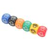 Aumotop Finger Guessing Dice 6 Colors Rock Paper Scissors Game Compact Plastic Material Dice for Family Entertainment view 2
