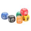 Aumotop Finger Guessing Dice 6 Colors Rock Paper Scissors Game Compact Plastic Material Dice for Family Entertainment view 3
