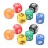Aumotop Finger Guessing Dice 6 Colors Rock Paper Scissors Game Compact Plastic Material Dice for Family Entertainment view 4