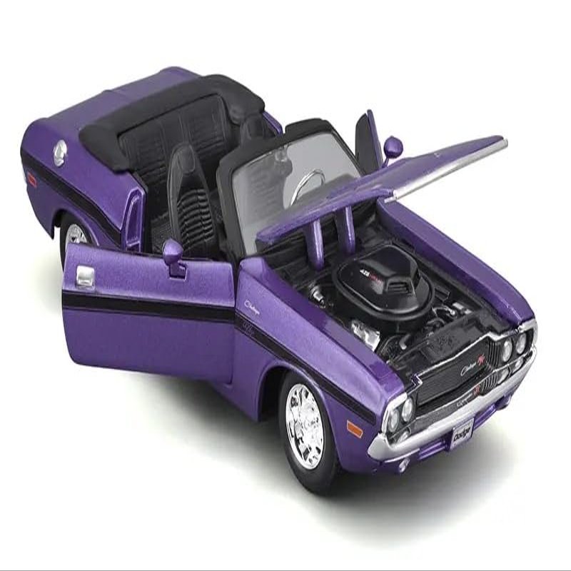 1970 R/T Convertible Purple 1/24 Diecast Model Car 31264pur