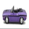 1970 R/T Convertible Purple 1/24 Diecast Model Car 31264pur view 3