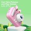 Acouto Fun Interactive Kids Digital Camera with Games - 1080P Mini Cartoon Camera for Kids with Cute Photo Frames and Neck Strap - Ideal Birthday for Girls and Boys (Blue Rabbit) view 3