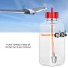 GOTOTOP RC Fuel Tank for 15-200CC Airplane, 300ml Transparent Plastic with CNC Metal Cap and Oil Pipe, Remote Control Model Accessory view 2