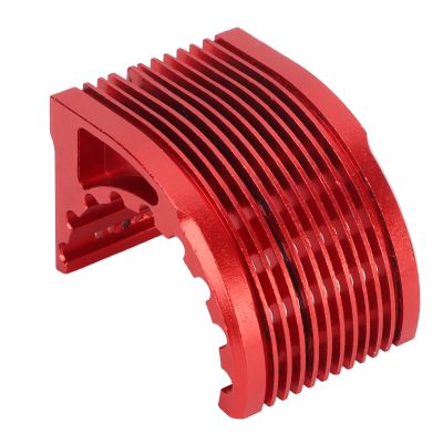 42mm Aluminum Alloy Motor Heatsink, Brushless Electric Engine Heat Sink for RC Cars, High Performance Cooling System for 4274 1515 1512 Motors, Lightweight Design Reduces RC Car Bu (Red)