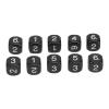 Aumotop 16mm Number Dice Durable Polyhedral Set for Numeral Teaching Board Games, 20PCS for Classroom Education (Black) view 1