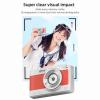 Acouto Kids Digital Camera 1080P Digital Camera Digital Video Camera Camcorder 56MP 2.88 Inch Screen 8X Digital Zoom AF Auto Focus Anti Shake Face Detect with 32GB Memory Card (Red) view 3