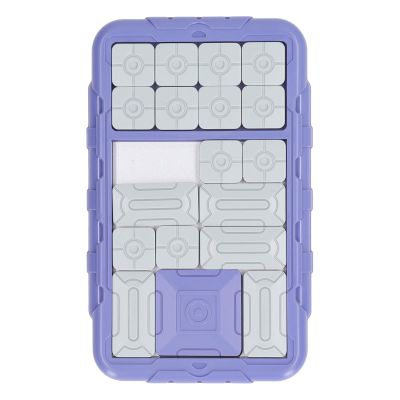 Handheld Slide Puzzle Games Brain Teaser Toy Stress Relief Portable Logic Thinking Challenges for Kids Teens Adults Travel (Purple)
