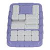 Handheld Slide Puzzle Games Brain Teaser Toy Stress Relief Portable Logic Thinking Challenges for Kids Teens Adults Travel (Purple) view 4