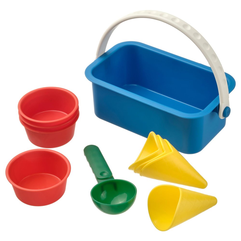 ProTuning SANDIG 10-piece sand ice-cream set, multicolour