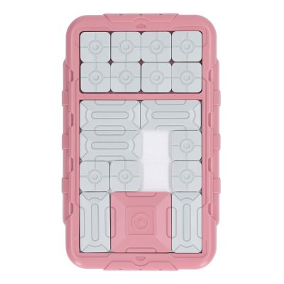 Handheld Slide Puzzle Games Brain Teaser Toy Stress Relief Portable Logic Thinking Challenges for Kids Teens Adults Travel (Pink)