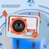 Diydeg Mini Karaoke Machine for Kids Adults, Portable Bluetooth Speaker with Wireless Microphone & Hanging Strap, Karaoke Microphone for Girls, Boys, Family, Home, Party (Orange) view 3