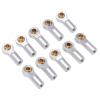 Aumotop 10pcs Strong Aluminum RC Link Rod End Joint for AXIAL SCX10 1/10 RC Car, Stable and Flexible Driving for Enthusiasts (Silver) view 4