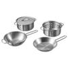 ProTuning DUKTIG 5-piece toy cookware set, stainless steel colour view 1