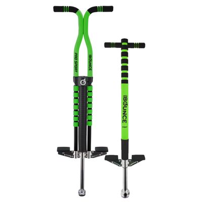 New Bounce Pogo Stick 2-Pack Combo  Kids Sport & Pro Pogo Sticks with Foam Grips  Beginner & Intermediate Models, Outdoor Active Toy for Boys & Girls