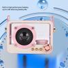 Diydeg Mini Karaoke Machine for Kids Adults, Portable Bluetooth Speaker with Wireless Microphone & Hanging Strap, Karaoke Microphone for Girls, Boys, Family, Home, Party (Roseate) view 4