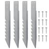 4Pcs Post Anchors Ground Spikes Swing Fixings Windproof Rainproof Ground Anchors for Wooden Playhouse Garden Fence Reinforcement Spikes view 1