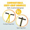 New Bounce Pogo Stick 2-Pack Combo  Kids Sport & Pro Pogo Sticks with Foam Grips  Beginner & Intermediate Models, Outdoor Active Toy for Boys & Girls view 4