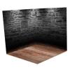 1:6 Scale Backdrop Scene Simulation Parking Background Diorama Vehicle Model Showcase for Dolls Action Figures Diecast Car Display Stand- Basement view 4