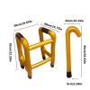 2Pcs Inflatable Walker and Cane Set Over The Hill Birthday Decorations & Gag Retirement Party Decoration Inflatable and Cane view 3