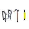 2Pcs Inflatable Walker and Cane Set Over The Hill Birthday Decorations & Gag Retirement Party Decoration Inflatable and Cane view 1
