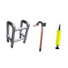 2Pcs Inflatable Walker and Cane Set Over The Hill Birthday Decorations & Gag Retirement Party Decoration Inflatable and Cane view 3