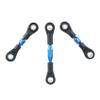 RC Models Parts For Tamiya For TT-01 For TT01 For 1/10 RC Car Upgrade Parts Accessories 3Pcs Metal Steering Rod Link Rod Tie Rod Blue view 4