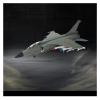 1:48 for Foam Model Bomber Alloy Green Fighter Jet Toy with Base Static Metal Plane Metal Airplane view 3