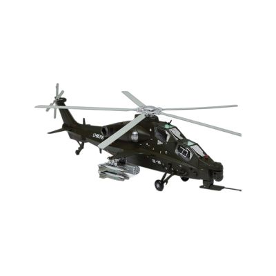 OQMAZO 1:38 for Zhi-10 Helicopter Static Scale Model Metal Aircraft Model Decorate Your Collection Space Metal Airplane