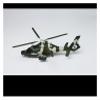 1:48 for Zhi 9 Mini Helicopter Alloy Aircraft Model Scale Plane with Stand Toy for Family Metal Airplane view 4