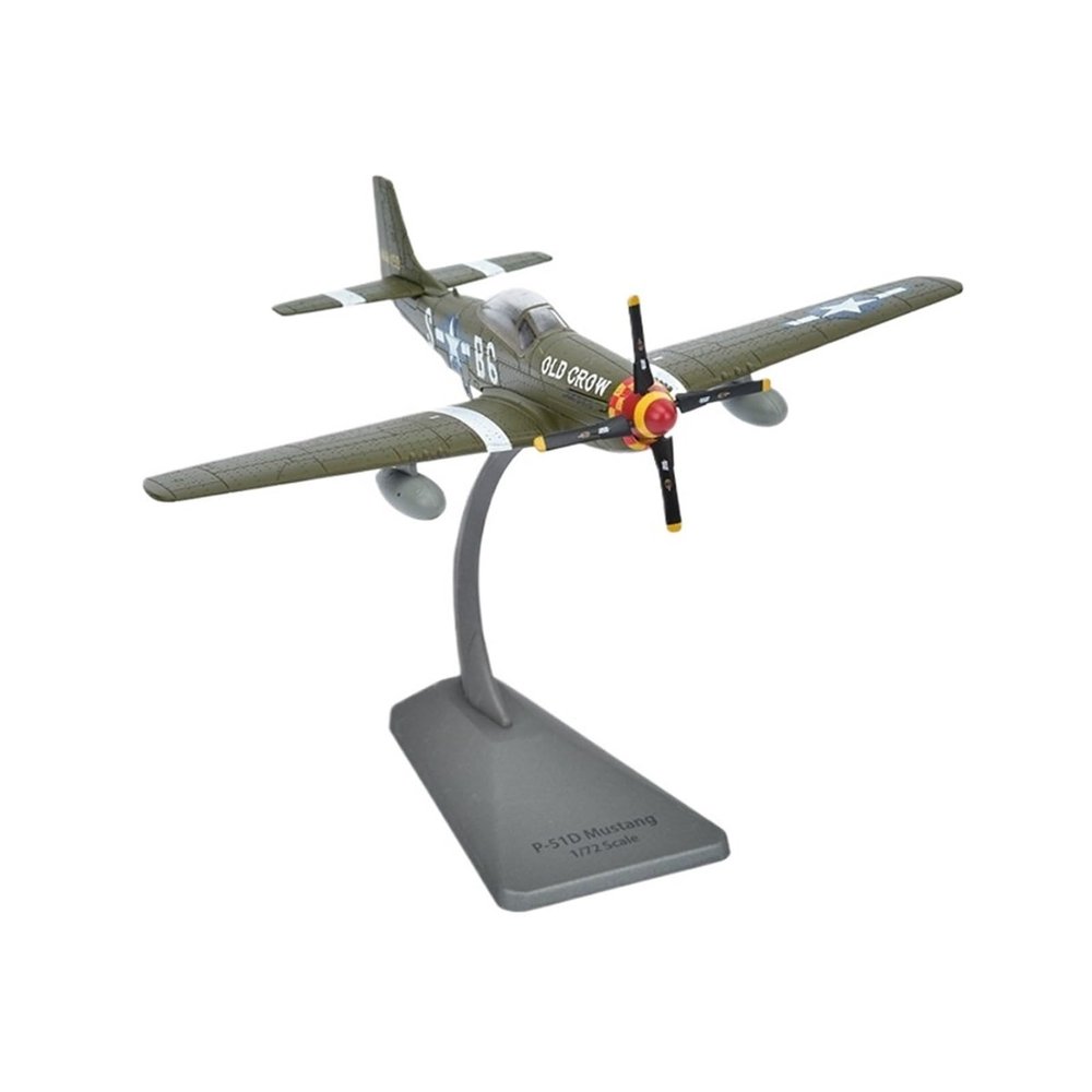1:72 for Mustang P51D Fighter Jet Military Alloy Aircraft Model Aviation Collectible Display Static Model Metal Airplane